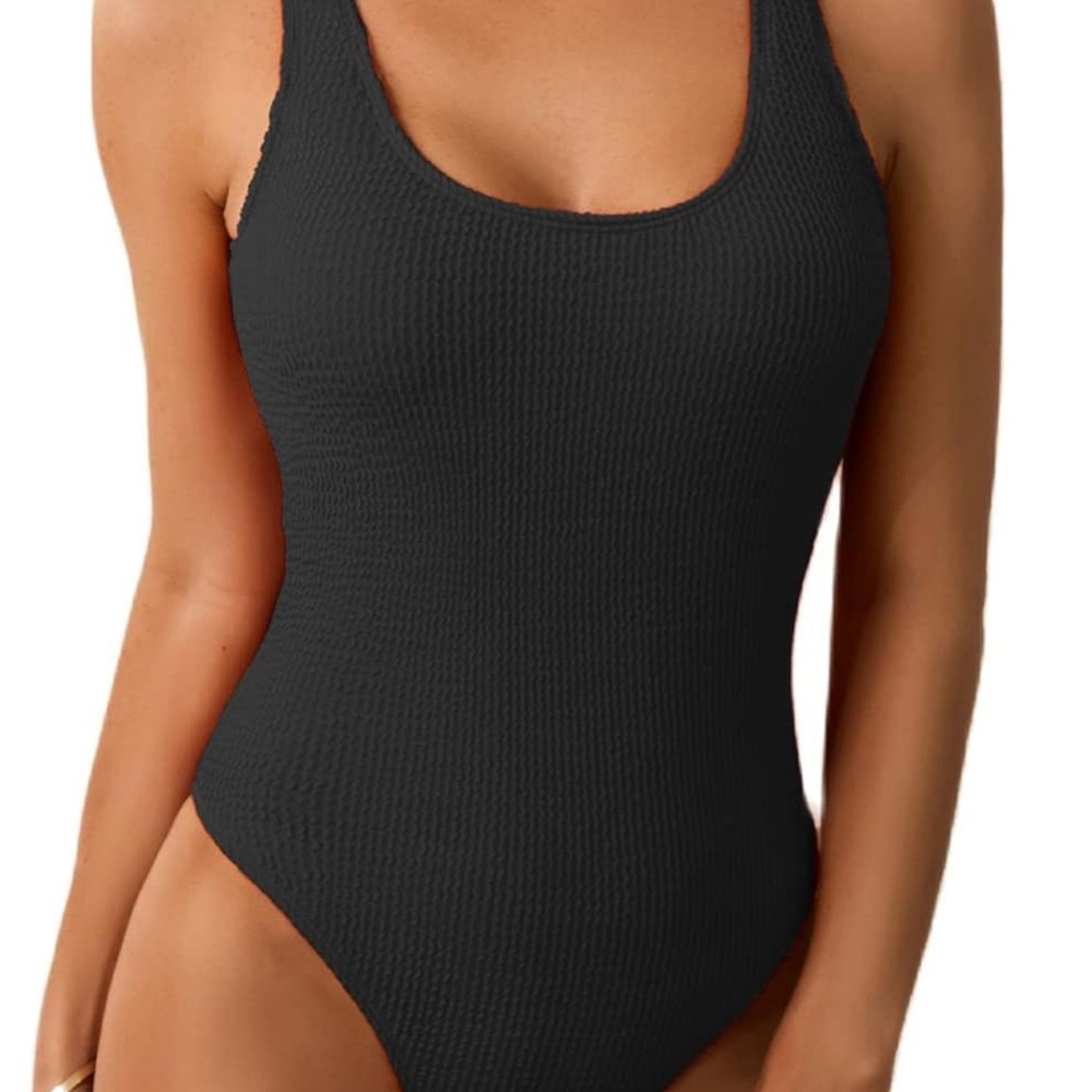 Limeeke Ribbed One Piece Swimsuit